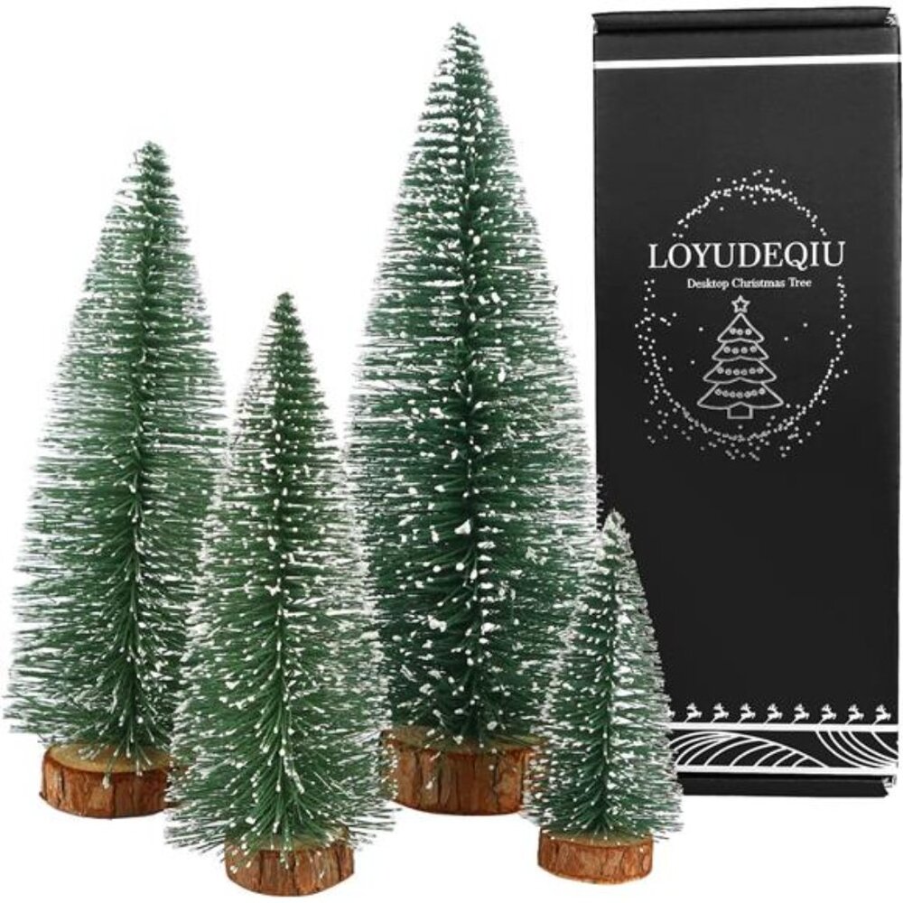 Miniature Pine Tree Tabletop Christmas Pine Tree Decor Christmas Tree Toppers